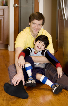 father with special needs child