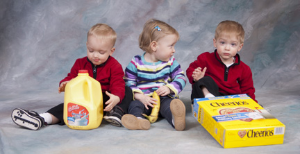 WIC provides essential foods for growing triplets